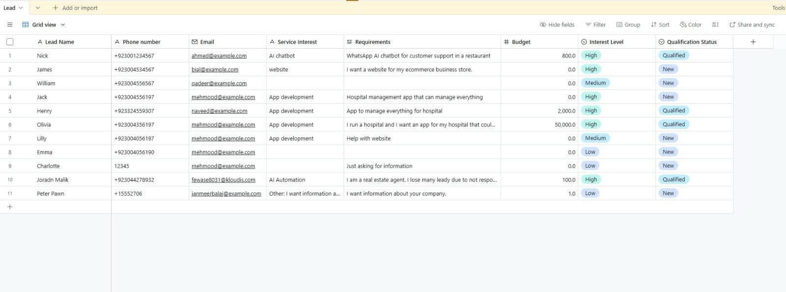 AI-Powered Lead Qualification & CRM Automation – image 3