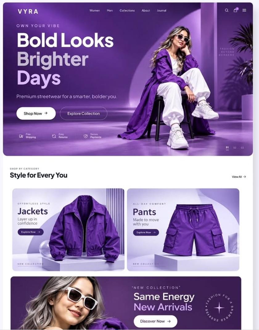 VYRA E-Commerce – image 1
