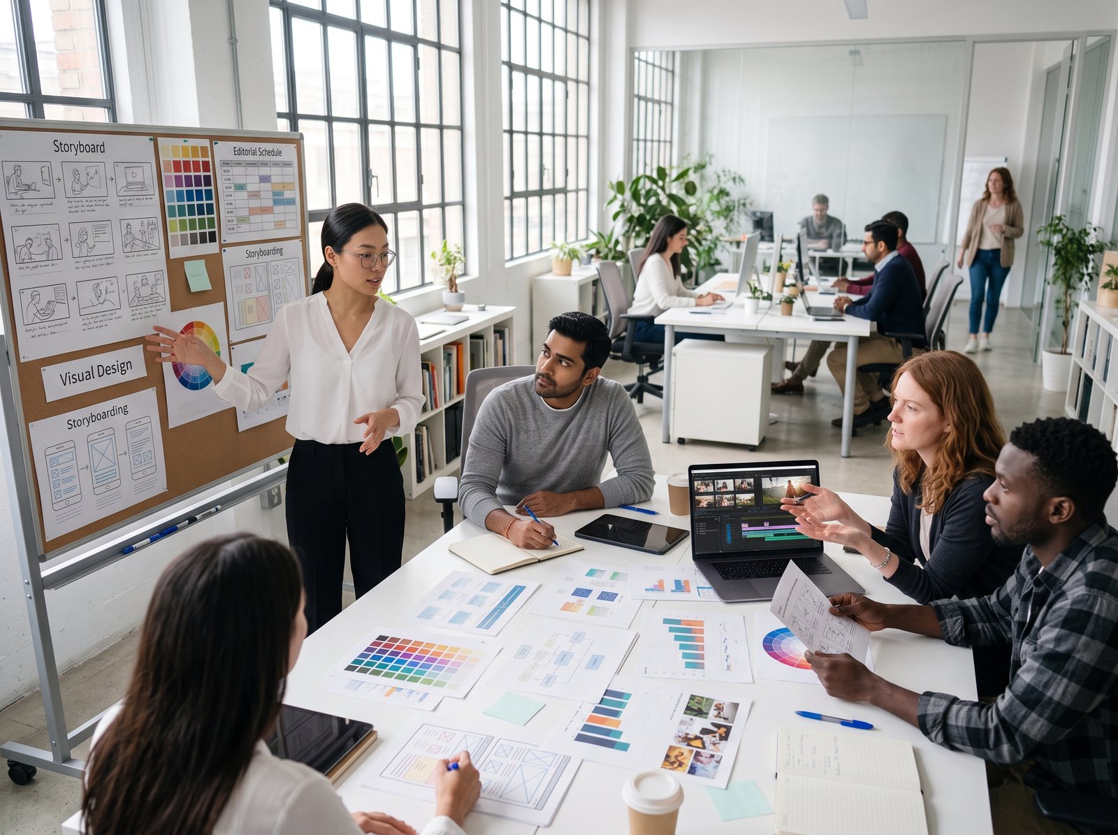Content and Creative team at work